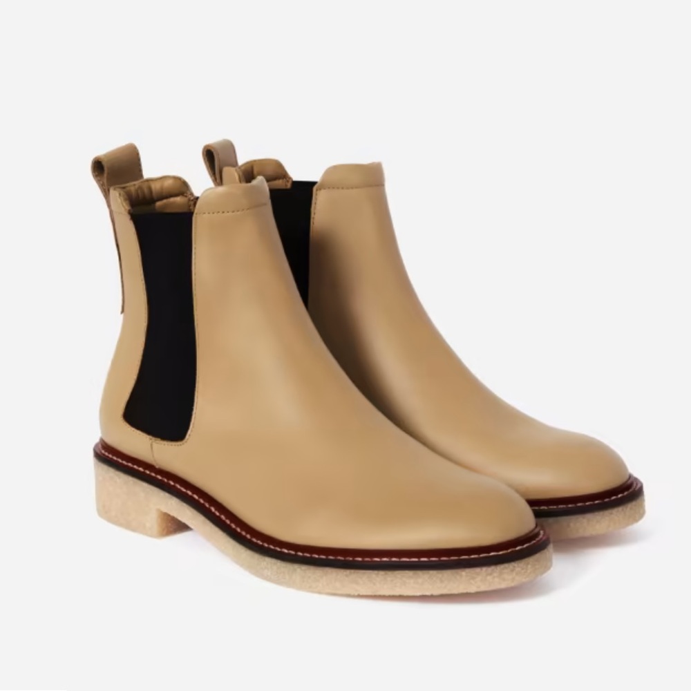 Everlane The Italian Leather Chelsea Ankle Boot Size 10 Women